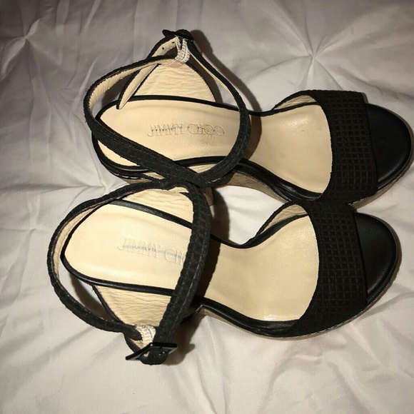 Jimmy Choo Corkscrew Espadrille Sandals - 5 - Picture 8 of 8